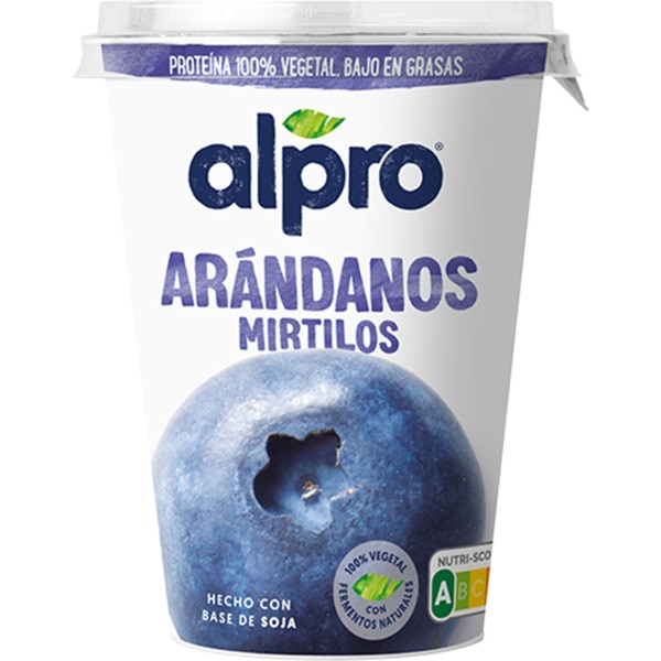 Proteína 100% Vegetal á Base de Soja Mirtilo embalagem 400 g