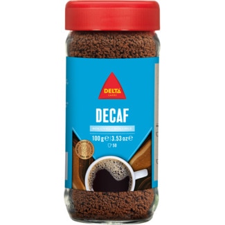 Delta Café Solúvel sem Cafeína Decaf frasco 100 g