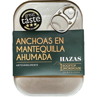 ROOFTOP SMOKEHOUSE Cantabrian anchovies with smoked butter container 90 g