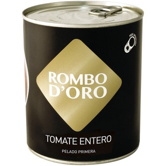 ROMBO D'ORO tomate natural entero pelado lata 480 g neto escurrido