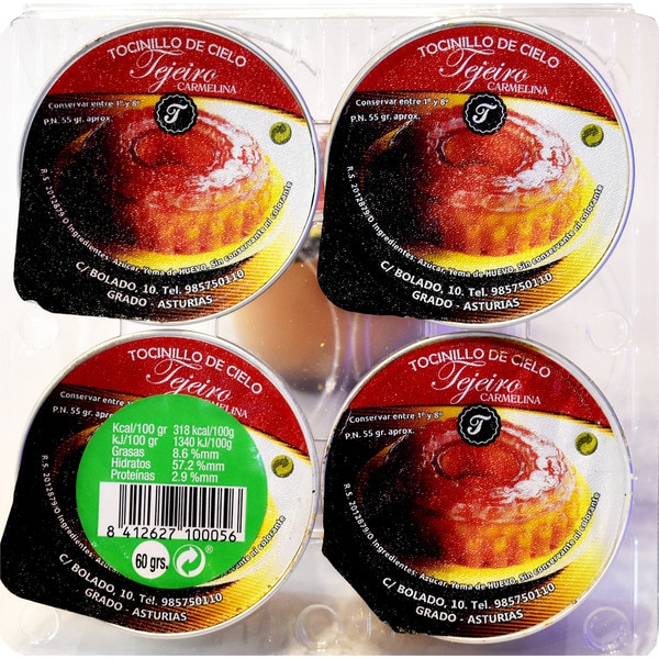 Tocinillo de Cielo 4er-Pack Behälter 60 g