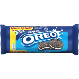 OREO galletas de chocolate rellenas de crema pack 2 envases 154 g