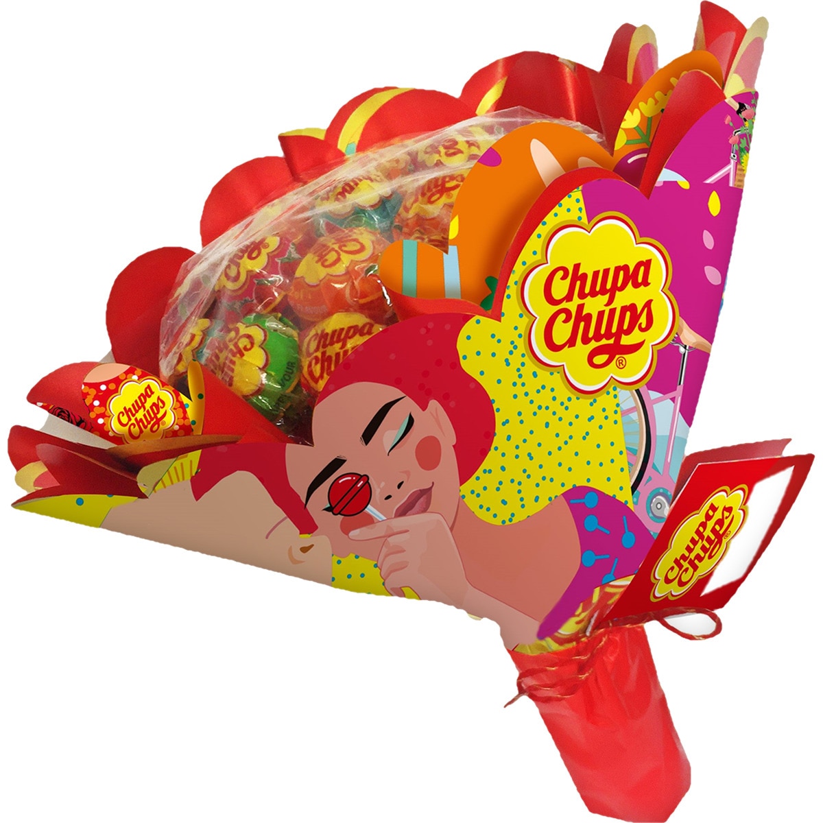 Ramo de caramelos duros con palo