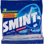 Harte Bonbons glutenfrei und zuckerfrei Minzgeschmack Sparformat 3 Stück Behälter 24 g