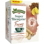 Super Bienestar infusión de rooibos, gingseng, limón y vitamina B1 sin teína estuche 15 bolsitas