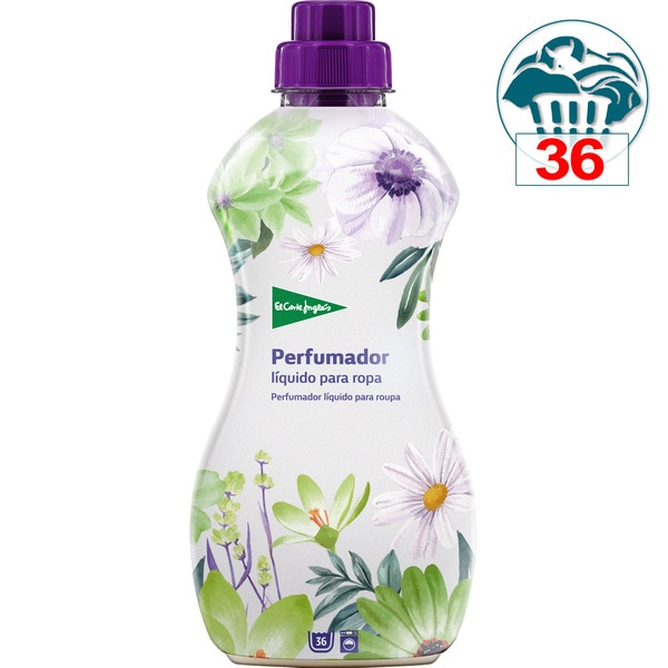Floral liquid perfumer for clothing bottle 36 dose