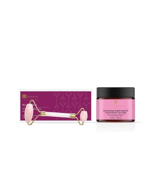 Mascarilla Facial de 10 Minutos de Arcilla Rosa Desintoxicante e Iluminadora