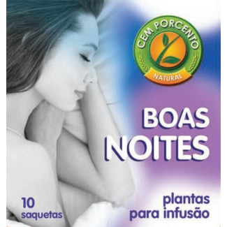 Cem Porcento Chá Boas Noites embalagem 13 g