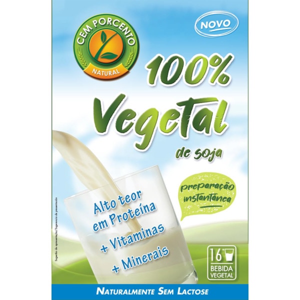 Bebida de Soja Natural em Pó sem Lactose embalagem 400 g