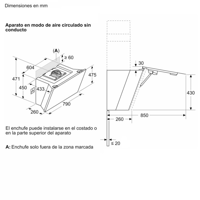Thumbnail 1 de Bosch DWK81AN60 campana 3 velocidades 1 unidad