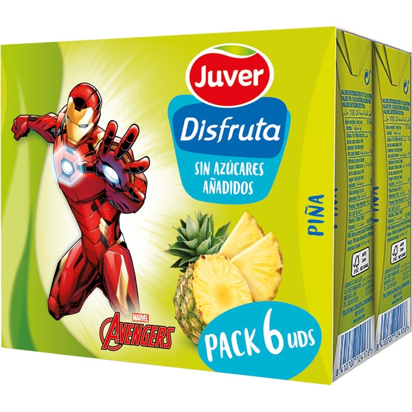 Ananassaftgetränk aus Konzentrat ohne Zuckerzusatz 6er-Pack Kartons 200 ml