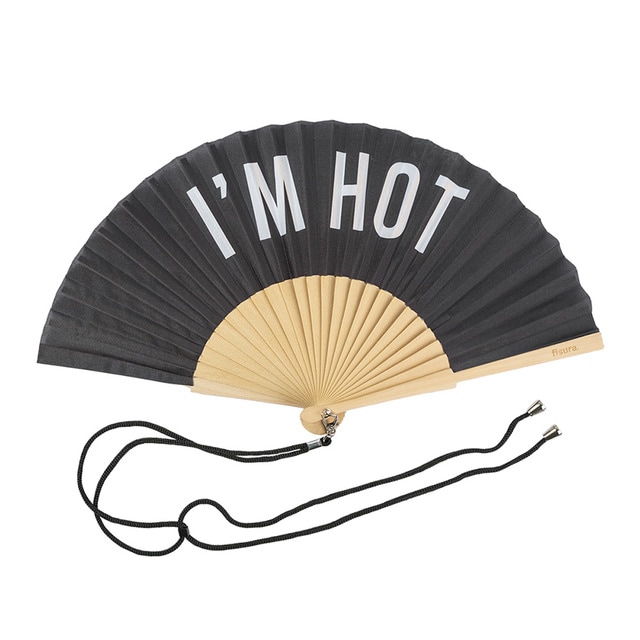 Abanico Fisura i'm hot negro.