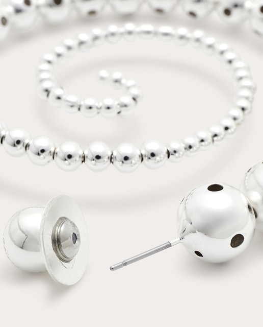 Pendientes Jordan de plata