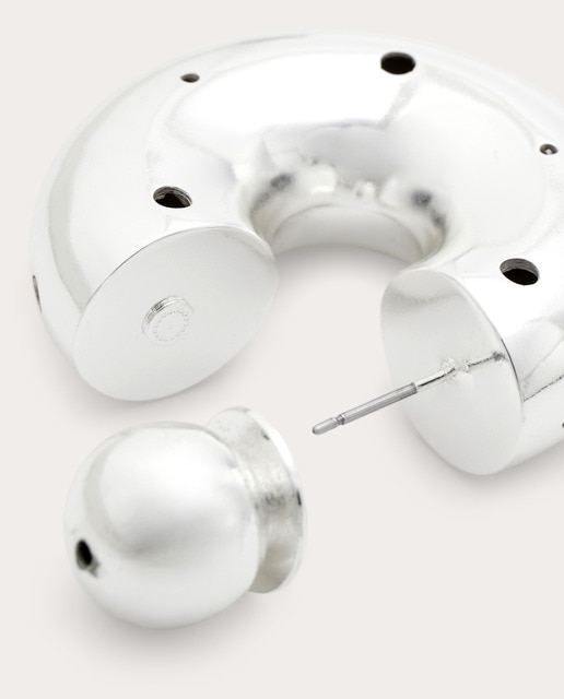 Pendientes Boldest de plata
