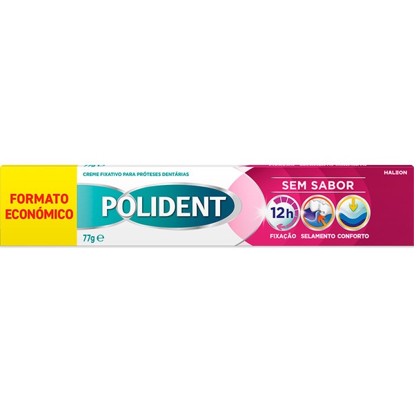Creme Fixador Sem Sabor embalagem 77 g