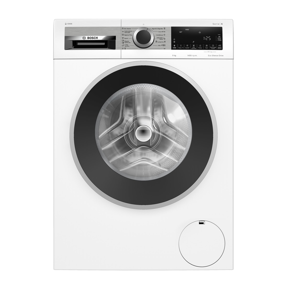 Bosch – Lavadora Bosch 9 kg/1.400 rpm, dosificación automática i-DOS – WGG244F1ES.