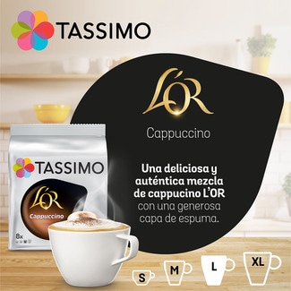 Café Cappuccino estuche 8 cápsulas - Tassimo L'or