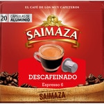 café Espresso Descafeinado intensidad 6 estuche 20 cápsulas compatibles con máquinas Nespresso