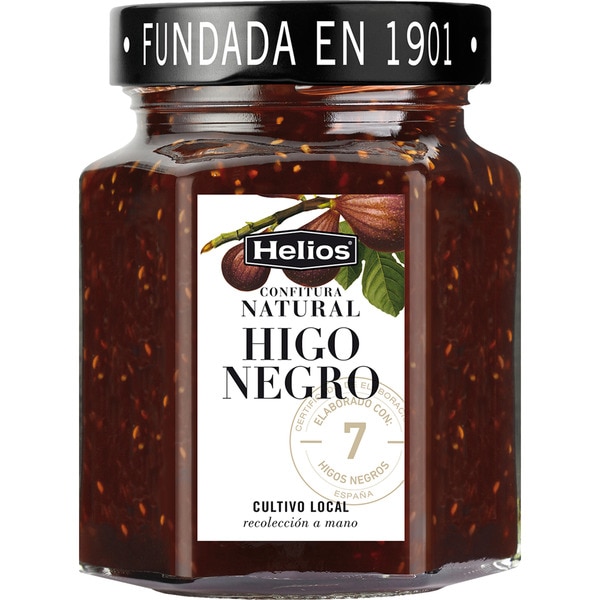 Natural black fig jam flask 330 g