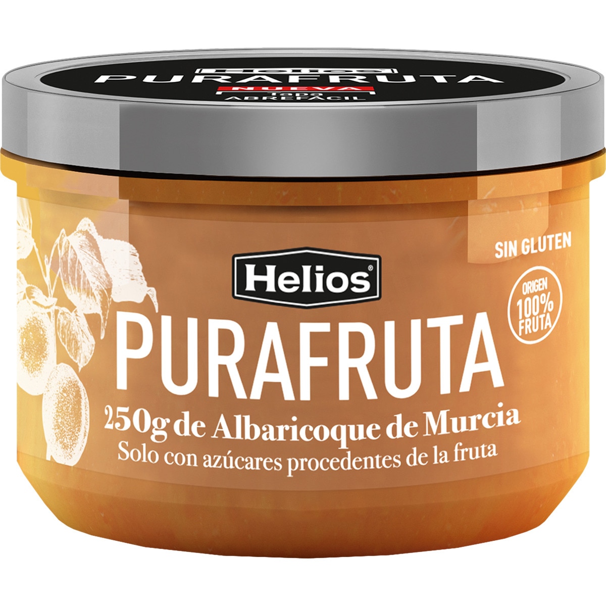 mermelada de albaricoque de Murcia sin gluten solo con azúcares procedentes de la fruta