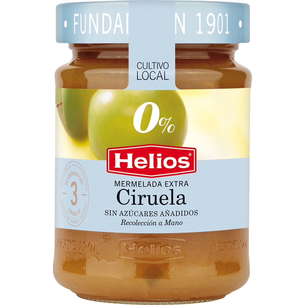mermelada extra de ciruela sin azúcares añadidos