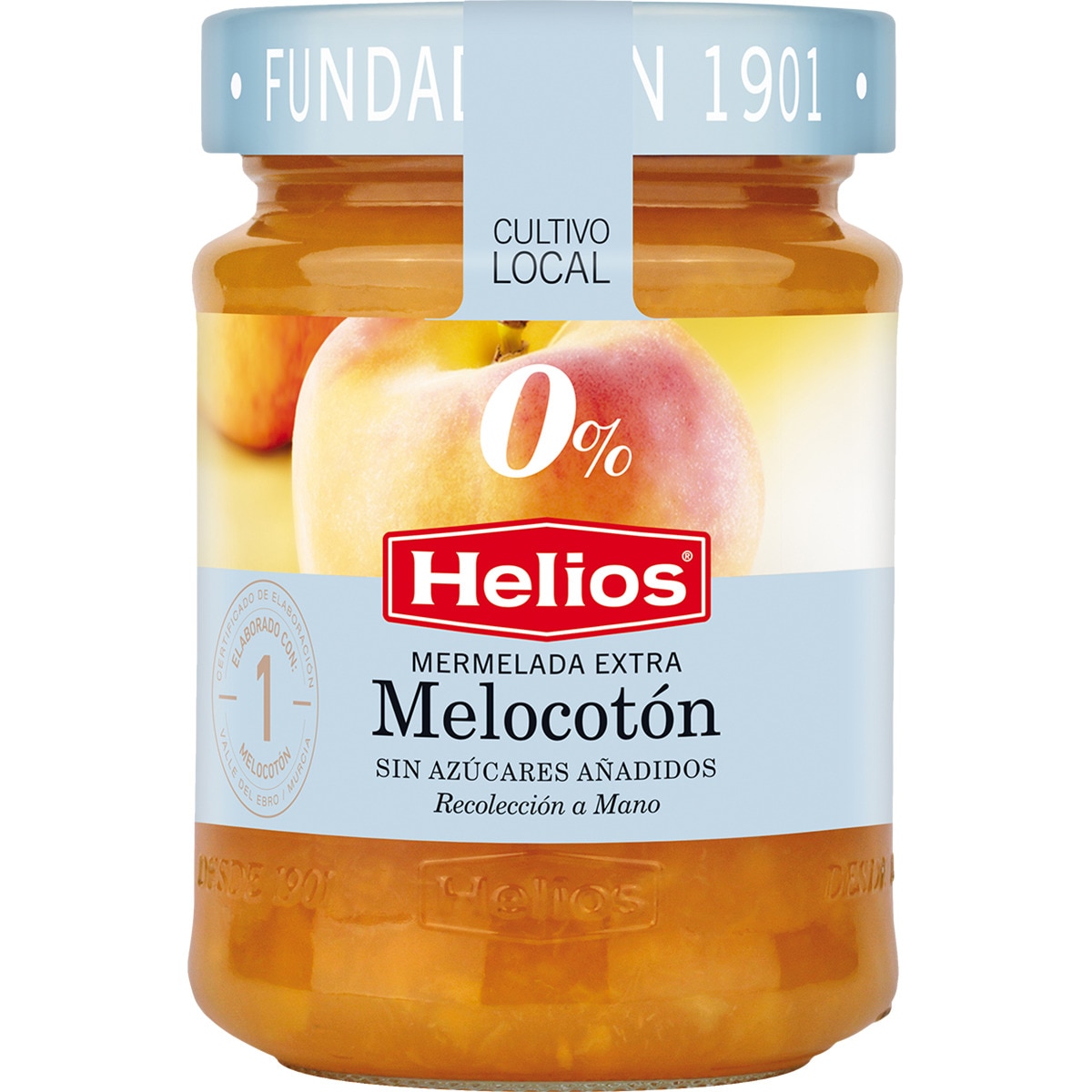mermelada extra de melocotón sin azúcares añadidos