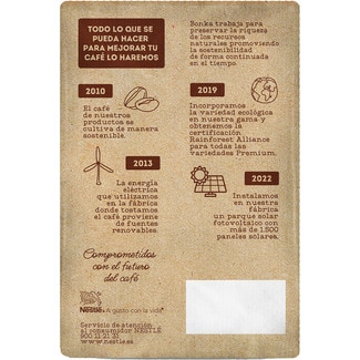 Café descafeinado molido intensidad 7 paquete 400 g - Bonka