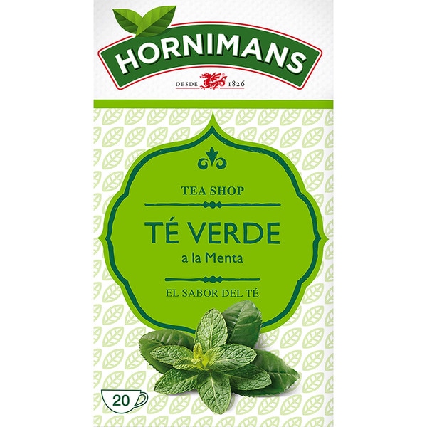 Grüner Tee mit Pfefferminz Karton 20 Tütchen