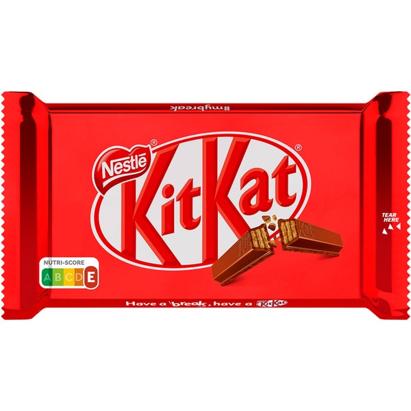 Milk chocolate coated biscuit bars container 41,5 g
