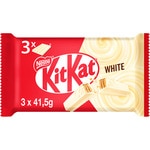 White barritas de galleta recubiertas de chocolate blanco envase 3 unidades