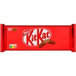 Milk chocolate coated biscuit bars container 10 units