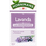 infusión de flores de lavanda y arándanos sinteína estuche 20 bolsitas