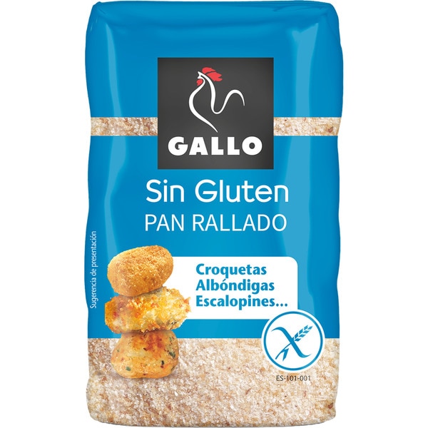 pan rallado sin gluten bolsa 300 g