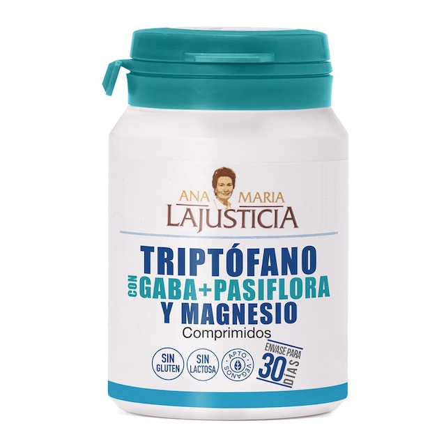 Comprimidos Triptófano Con Gaba + Pasiflora y Magnesio Ana María LaJusticia