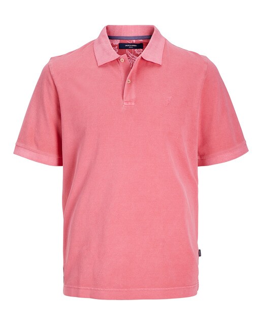 Polo de mangas cortas para caballero con logo lateral