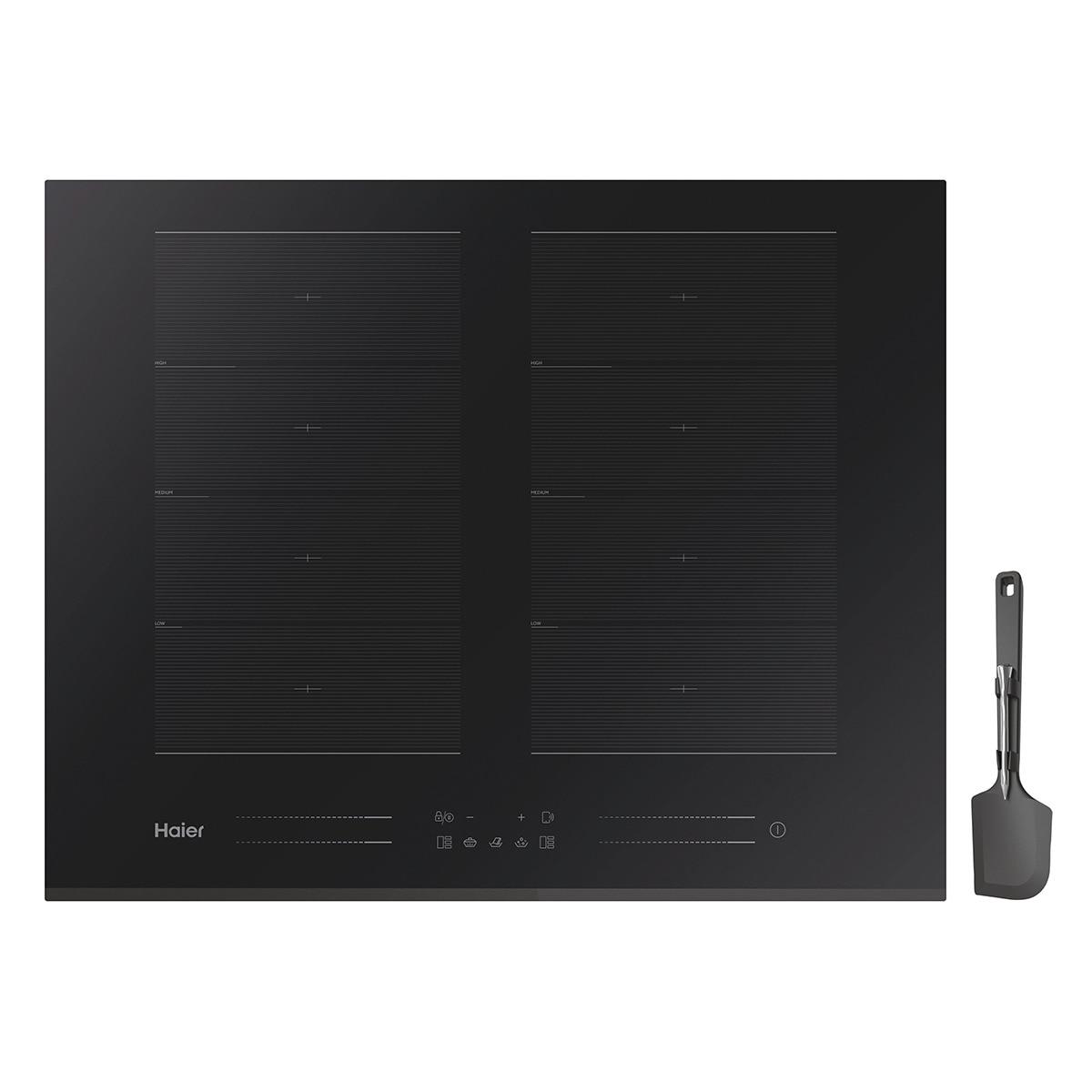 Haier – Placa de inducción Haier, 4 zonas, Zona Flex, WIFI, Chef@Home Series 6 – HA2MTSJP58MB1.