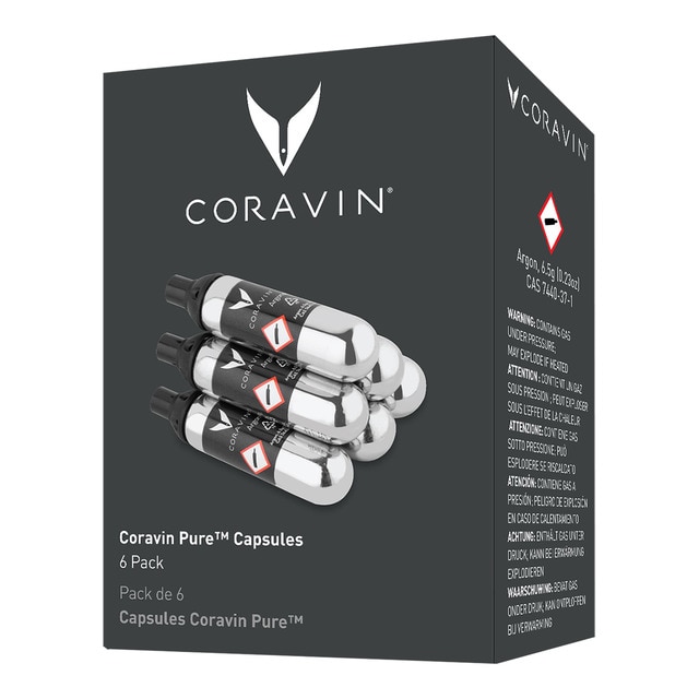Coravin - Pack 6 cápsulas Coravin.