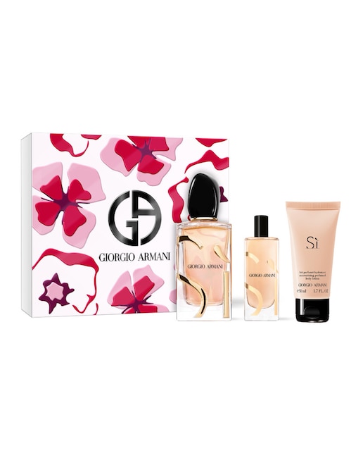 Giorgio Armani – Estuche de Regalo Sì Eau de Parfum 100ml + 15ml + Loción Corporal 50ml Giorgio Armani.