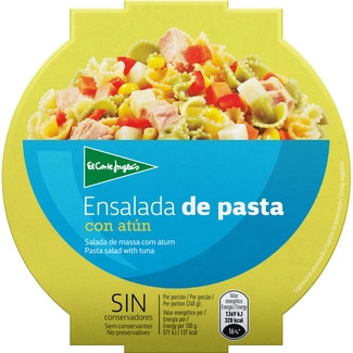 EL CORTE INGLES Nudelsalat mit Thunfisch Schüssel 240 g