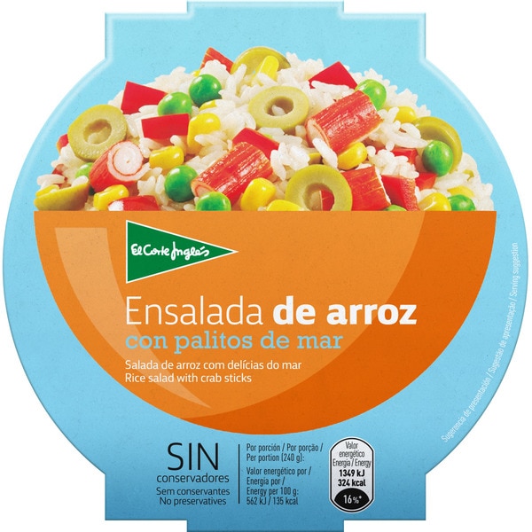 Reissalat mit Surimi-Sticks Schüssel 240 g