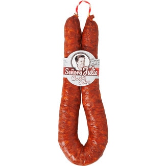 Chorizo extra picante sin gluten sin lactosa peso aproximado pieza 280 g - Señora Julia