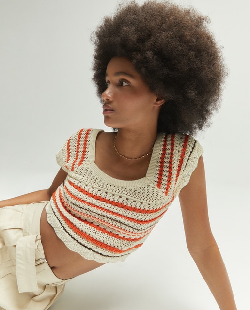 Top de mujer en crochet
