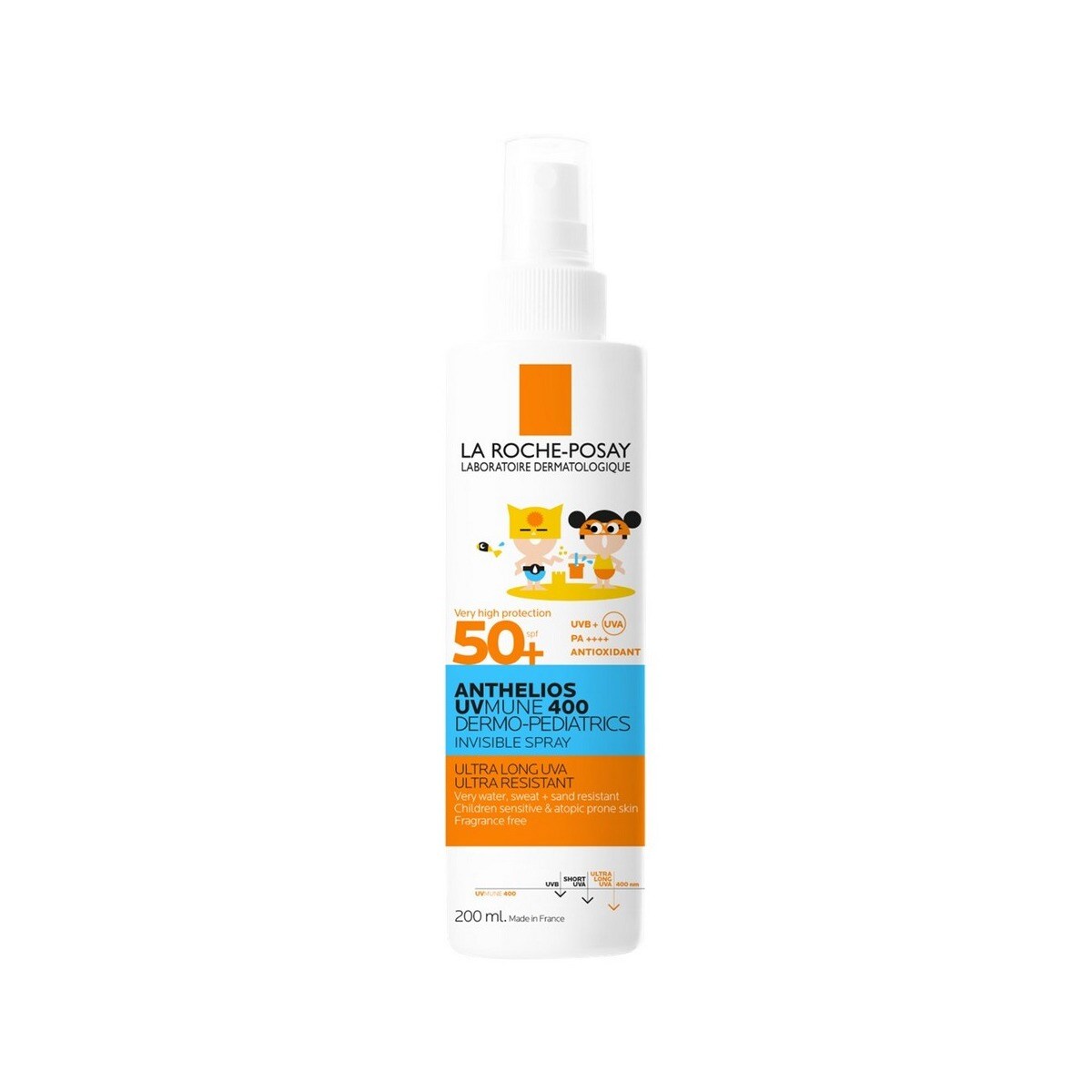 Imagem 0 de Protetor Solar Anthelios Uvmune 400 Dermo-Pediátricos Invisíveis SPF50+