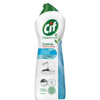 Cif Detergente Creme Activo com Lixívia embalagem 700 ml