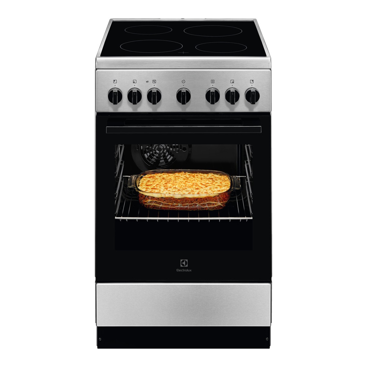 Electrolux – Cocina compacta Electrolux placa vitrocerámica 4 zonas y horno eléctrico -.