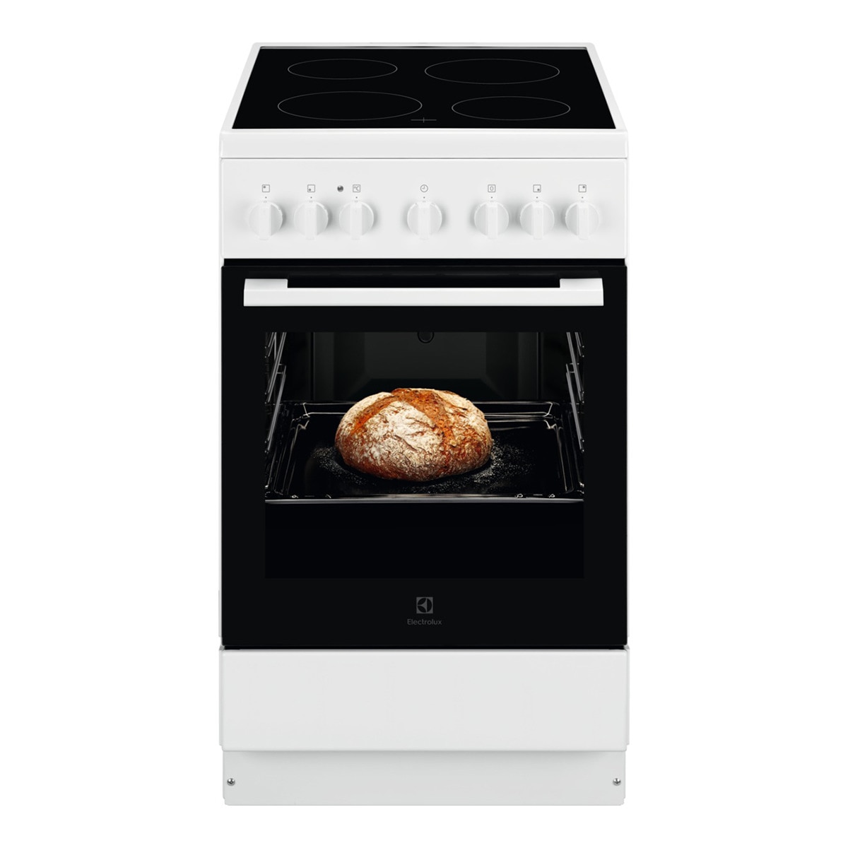 Electrolux – Cocina compacta Electrolux placa vitrocerámica con 4 zonas y horno eléctrico -.