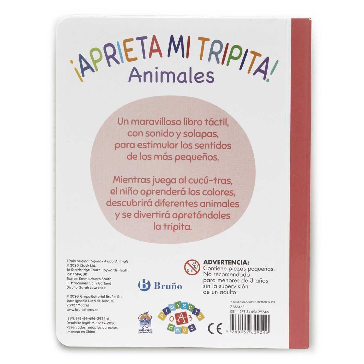 ¡Aprieta mi tripita! Animales (Capa dura) 2