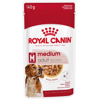 ROYAL CANIN wet dog food in sauce for medium breed adult dogs sachet 140 g