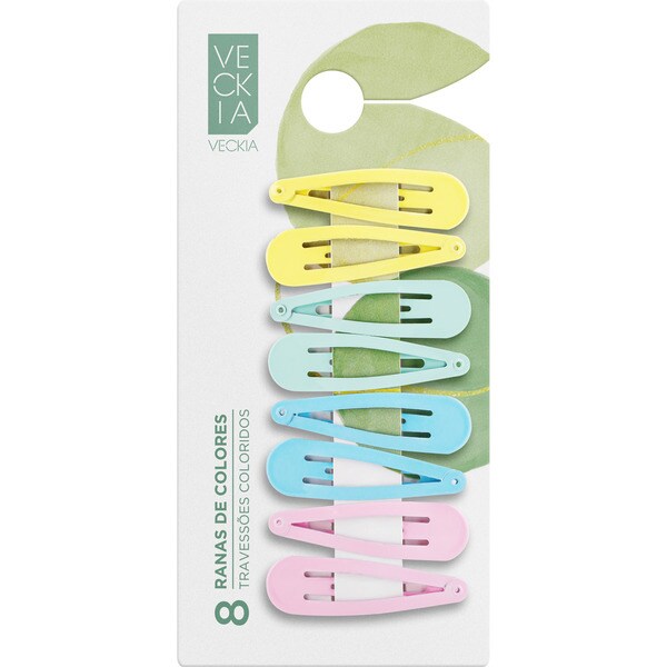 horquillas para el pelo metálicas blister 8 unidades
