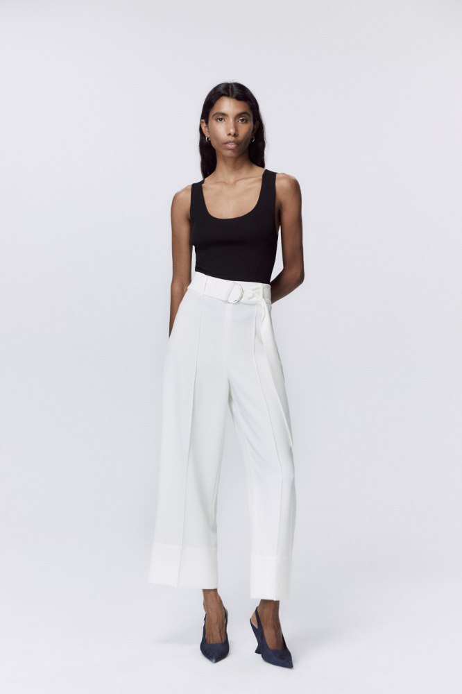 Pantalon blanco sfera sale